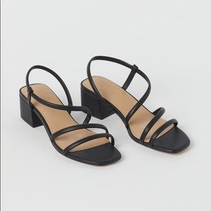 H&M Black Sandals